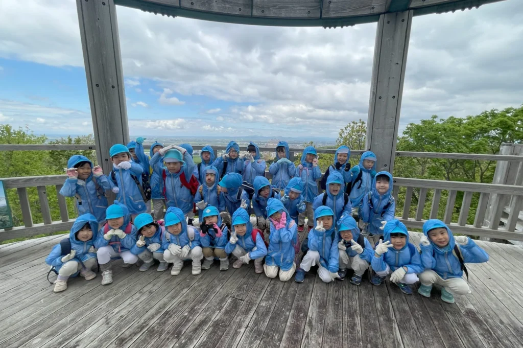 ふるさとの山も登ります