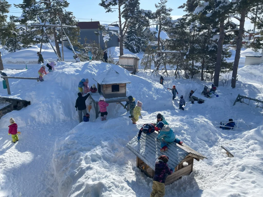 冬の園庭